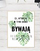 grafiki i ilustracje plakat z napisami CI KTÓRZY W TYM DOMU BYWAJĄ 5