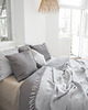 koce i narzuty Narzuta z Frędzelkami LIGHT GRAY 5