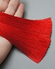 kolczyki chwosty Kolczyki chwosty Maxi boho /red - emerald/ długie 4
