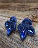 kolczyki soutache Granatowe kolczyki sutasz 2