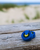 kolczyki soutache Etniczne długie Kolczyki koła Dziki Rytm w kolorze kobaltu 9