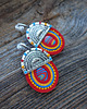 kolczyki soutache Ogień i woda- etniczne kolczyki soutache 3