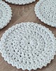 podkładki do kuchni Komplet podkładek szydełkowych pod kubki 4szt-20cm 5