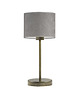 lampy stołowe Elegancka lampa stołowa do salonu NICEA VELUR z welurowym abażurem 2
