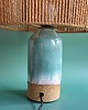 lampy stołowe Lampa boho z ceramiczną podstawą i abażurem ze sznurka 8