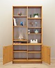 regały i półki Biblioteczka jesionowa, duński design, lata 70, produkcja: Dania 1