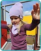 czapki dziecięce Czapka beanie i chusta komin bawełniana podwójna 6