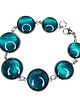 bransoletki - inne Bransoletka z okrągłych oczek w odcieniu morza 1