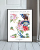 grafiki i ilustracje DWA PLAKATY galeria botaniczne chinoiserie 3