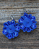 kolczyki soutache Kobaltowe kwiaty- kolczyki sutasz 1