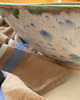 miski i misy Ceramiczna miska artystyczna zielono-czerwona 2