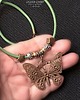 naszyjniki - inne Motyl uosobienie beztroski radości przemian w uroczym naszyjniku handmade GIFT 7