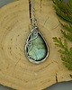 wisiory Wisiorek kolorowy labradoryt wire wrapping 3