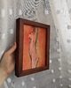 obrazy Obraz ręcznie malowany na płótnie 21x15 cm - kobieta 2