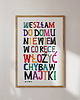 plakaty MAJTKI plakat dla Niej kolorowa typografia erotyczna Grafika dla Pani Domu 1