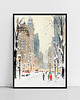 plakaty Plakat Zaśnieżony Nowy Jork 2