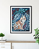plakaty Winter Lynx ilustracja drukowana 4