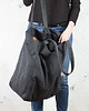 torby XXL Big Lazy bag torba czarna na zamek / vegan / eco 3