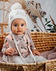 czapki dziecięce Dziewczęca czapka na zimę TAVIA z pomponem jasny popiel 1