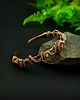 bransoletki wire wrapping Bransoleta mankietowa  z bursztynem cytrynem i agatem 5