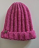 czapki damskie Różowa Czapka wełniana 1