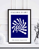 grafiki i ilustracje PLAKAT indygo , abstrakcja, matisse, granatowy 3