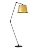 lampy podłogowe Czarna lampa stojąca z regulowanym ramieniem MANILA MIRROR w stylu loft 2