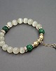 bransoletki z kamieni naturalnych Champagne & emerald /12-09-21/ 2