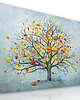 obrazy Obraz na płótnie z drzewem w turkusie 120x80cm 2