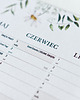 kalendarze i plannery Planer ścienny 2025 święta 42x60cm (A2)+dębowy wieszak 4