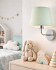 lampy do pokoju dziecka Kinkiet dziecięcy z abażurem RIMINI KIDS w pastelowej kolorystyce 1