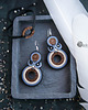 kolczyki soutache Beti M - kolczyki etno, srebro 2