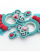 kolczyki soutache Kolorowe boho kolczyki 5 2