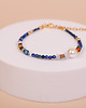 bransoletki - inne Bransoletka Perła, Lapis lazuli, Howlit 1