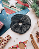 gumki do włosów Black PUFF scrunchie tiulowa gumka do włosów 2