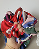 gumki do włosów Gumka Maxi Scrunchie Retro jeans 1