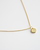złote naszyjniki 16k Gold Plated Small Round Tag Necklace 1
