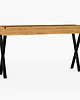 meble - inne Konsola Dębowa Loft Drewno Lite  105 cm  SKD-285 1