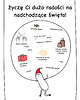 kartki świąteczne Kartka z okazji Świąt - Życzę Ci dużo radości na nadchodzące Święta! 1
