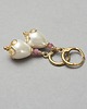 kolczyki pozłacane Kolczyki pozłacane Pearls [white] perły vol. 25  2