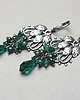kolczyki wire wrapping Zielone pnącze  vol. 12  kolczyki 3