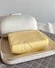 pojemniki kuchenne Ceramiczna maselniczka z nożykiem / Elegancki akcent na Twoim stole 7
