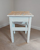 stołki Własnoręcznie malowany handmade taboret w pastelowych kolorach art deco 2