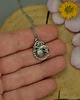 wisiory Mały wisiorek labradoryt wire wrapping 4