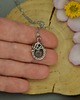 wisiory Mały wisiorek labradoryt wire wrapping oryginalny 6