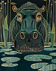 plakaty Plakat - Hippo 1