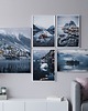plakaty Plakat "Wioska rybacka w Norwegii" 1