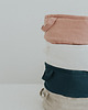 pojemniki kuchenne Lniany koszyk na pieczywo white/beige/pink/blue 1
