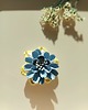 przypinki Broszka - kwiat z perłami naturalnymi 1