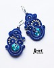 kolczyki soutache Bermuda blue kolczyki sutasz 1